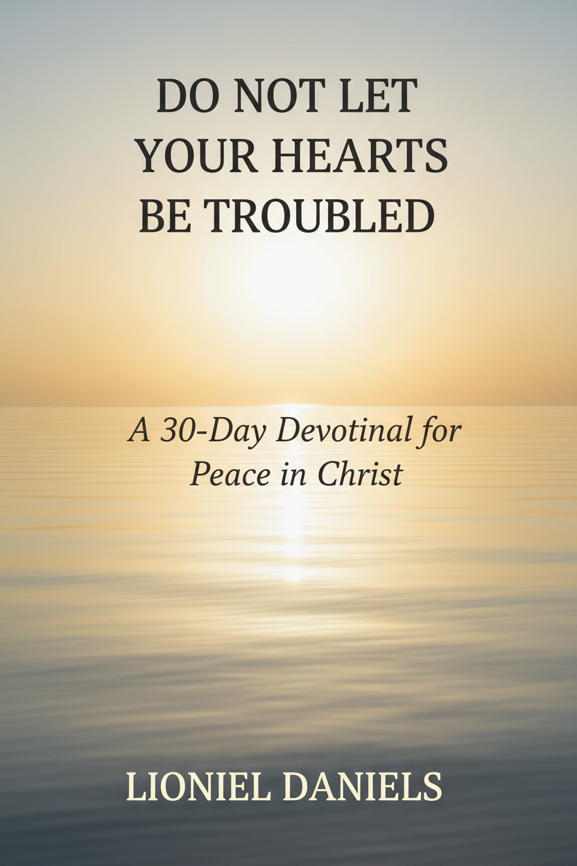 Do Not Let Your Hearts Be Troubled - Clean Minimalist Cover